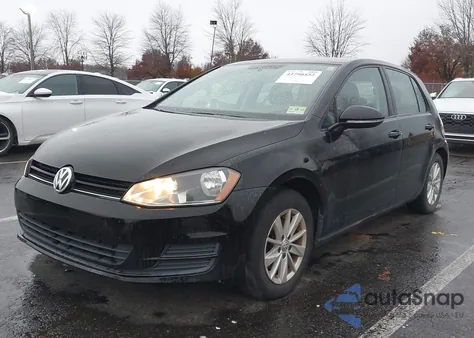 2015 Volkswagen Golf Tsi S 4-Door из США, поврежденный, VIN 3VW217AU3FM011951